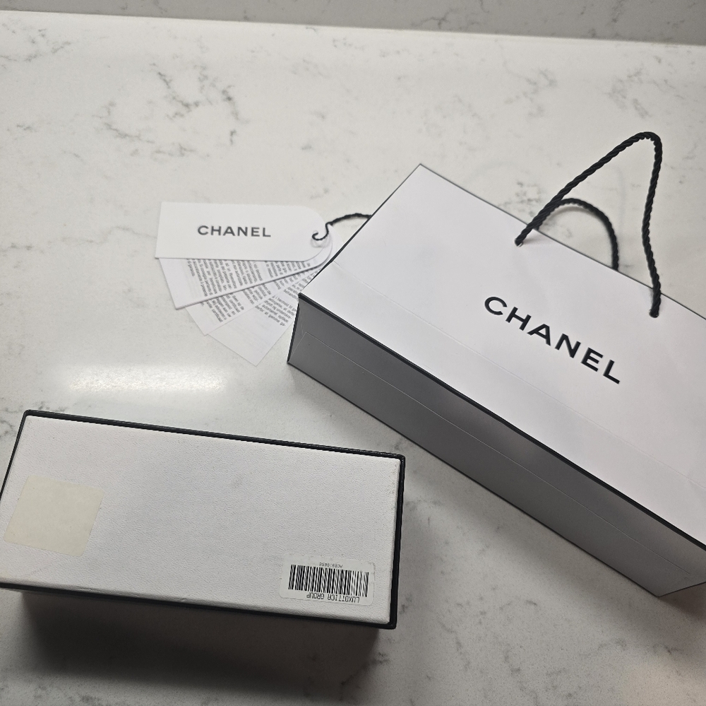 Authentic CHANEL Bundle SUNGLASS BOX EMPTY, Tags,… - image 2